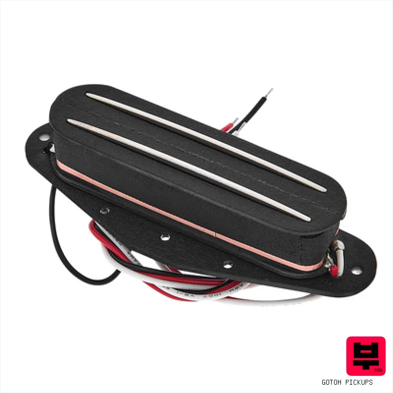 Gotoh Pickups Twin-Rail ST BK - Humbuckers in Single-Coil Size