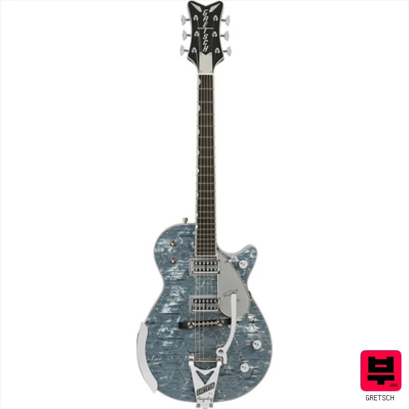 Gretsch G6134T-58 Penguin LTD BLPRL - Single Cut Guitars