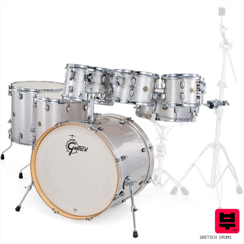 Gretsch Drums Catalina Maple 7-piece Silver - Drum Shell Sets