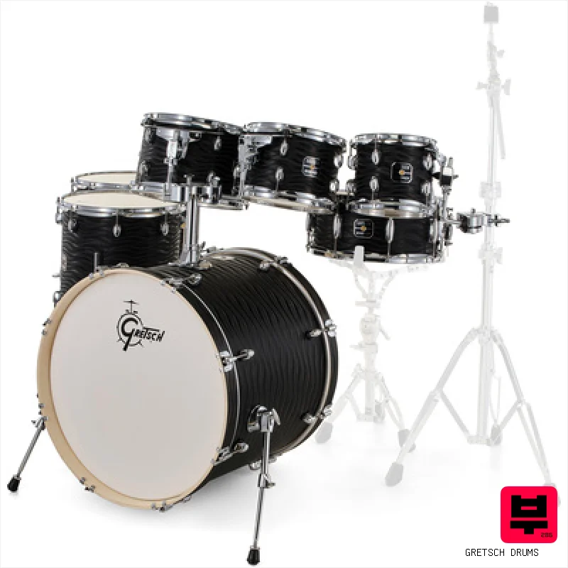 Gretsch Drums Energy Black Fame 7pcs Set - Drum Shell Sets