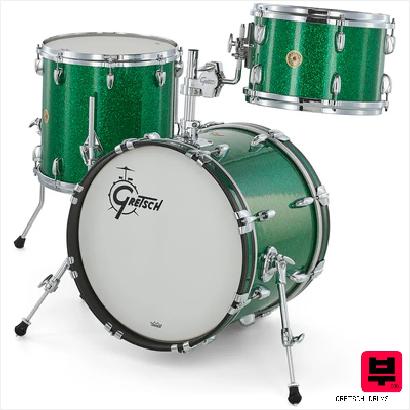 Gretsch Drums US Custom Jazz Green Glass - Premium Drum Kits