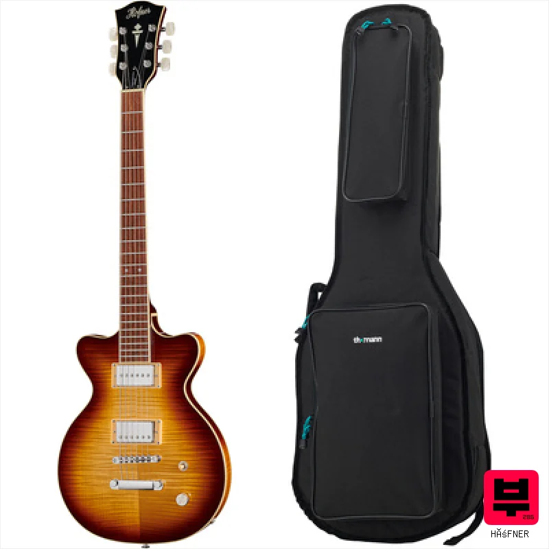 Höfner HCT-Leader Bundle w/ Gig Bag - Double Cut Guitars