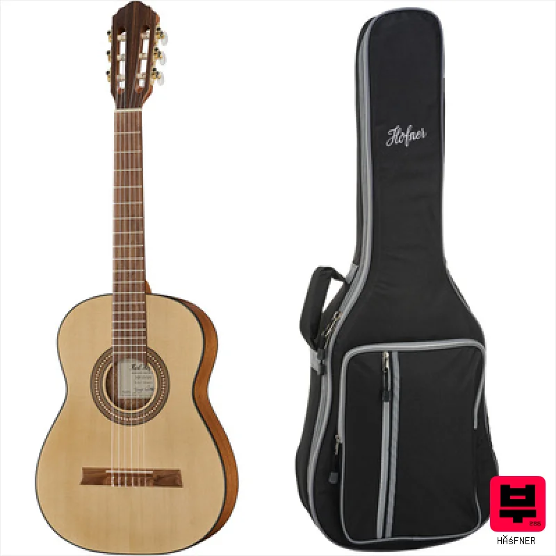 Höfner HF-13-3/4 w/GigBag - 3/4 Size Classical Guitars