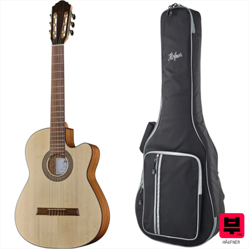 Höfner HF13-C Classical Bundle w/ GB - 4/4 Size Classical Guitars