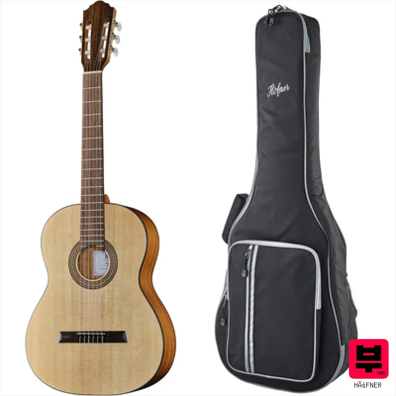Höfner HF13-L Classical Bundle w/ GB - Lefthanded Classical Guitars