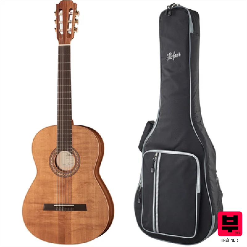 Höfner HGL8 Green Line w/GigBag - 4/4 Size Classical Guitars