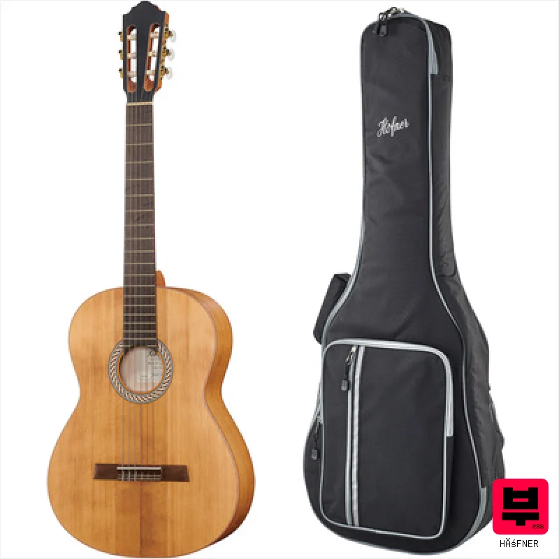 Höfner HGL9 Green Line w/GigBag - 4/4 Size Classical Guitars