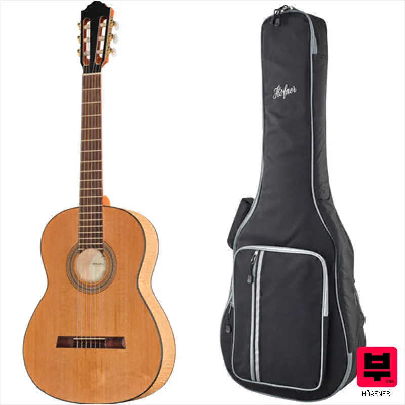Höfner HHM-AZM Sondermodell B /w GB - 4/4 Size Classical Guitars