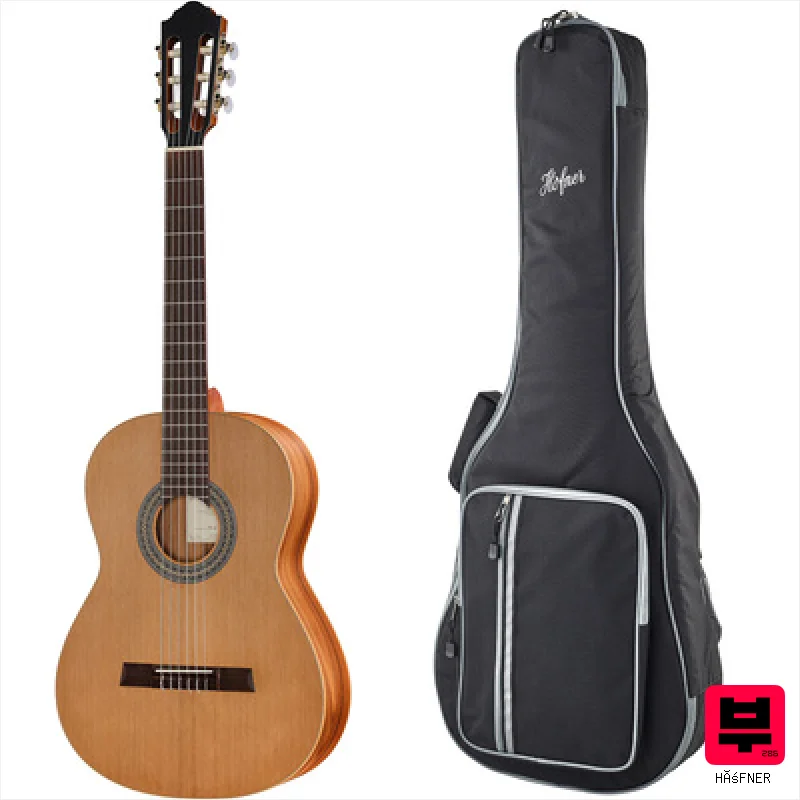 Höfner HLE-PZ Limited Classic w/GB - 4/4 Size Classical Guitars