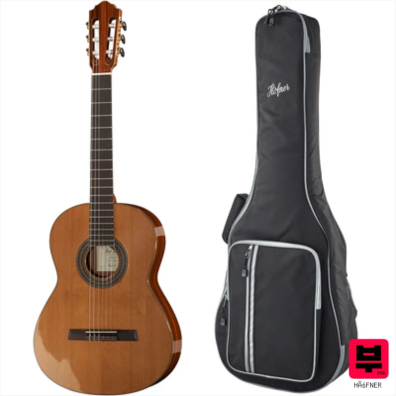 Höfner HZ27 Bundle w/ Gig Bag - 4/4 Size Classical Guitars