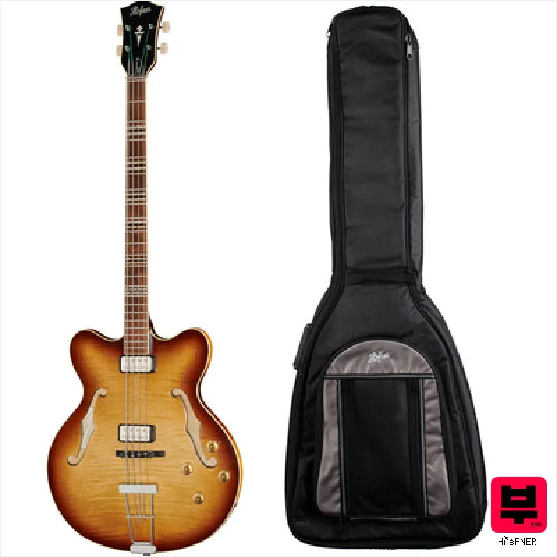Höfner Verythin Bass-HCT-500/7 w/GigB - 4-String Semi-Acoustic Basses