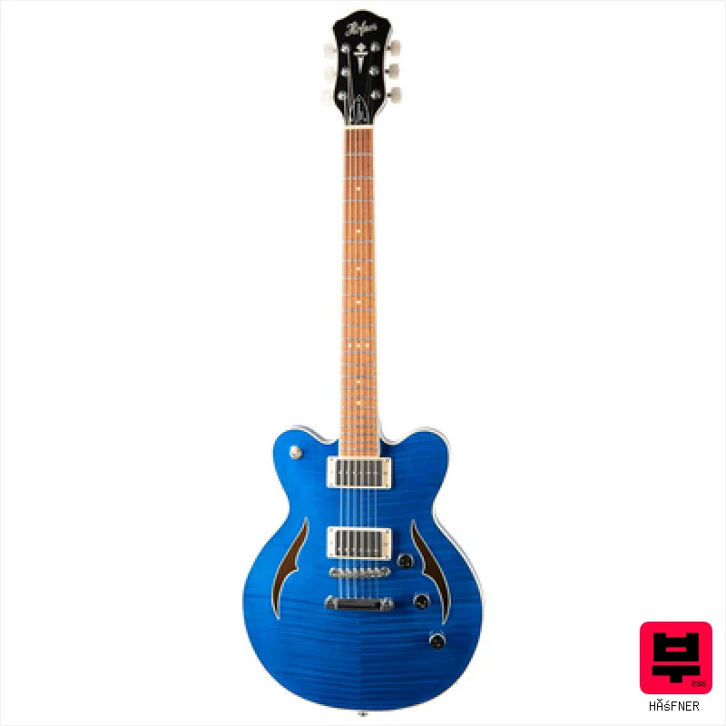Höfner Verythin CT Deluxe Special Blu - Semiacoustic Guitars