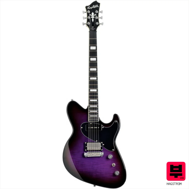 Hagstrom Adina Purple Burst - Double Cut Guitars