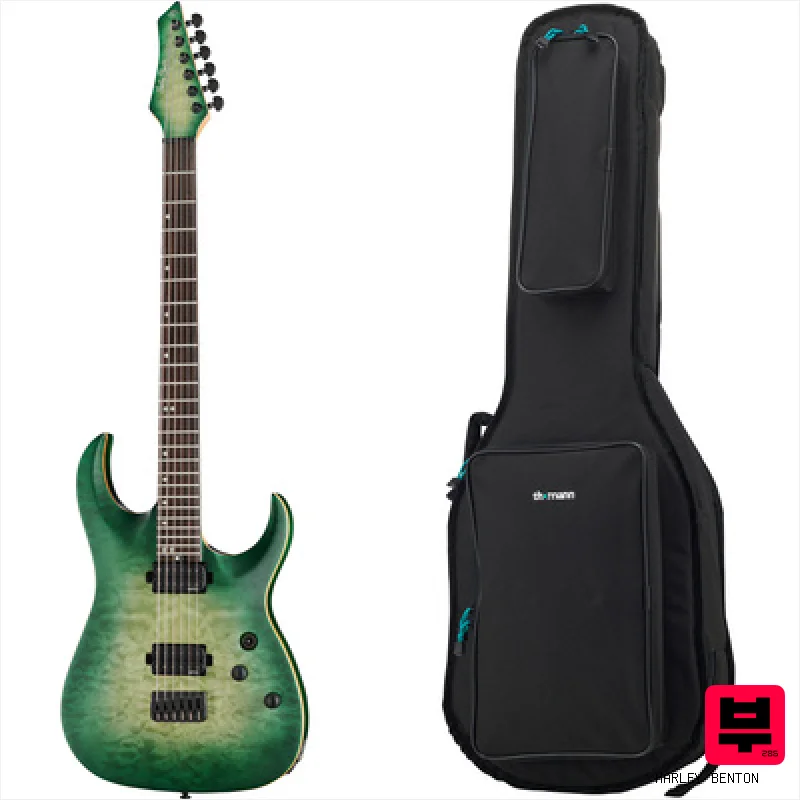 Harley Benton Amarok-BT EGNT Quilted w/Bag - Professional Music Instrument Photo