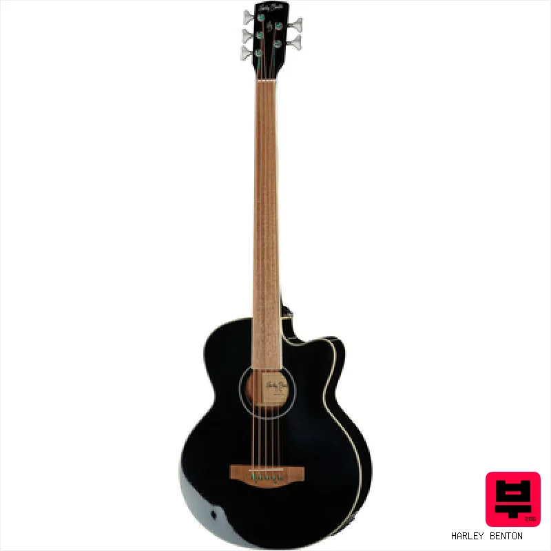 Harley Benton B-35BK-FL Acoustic Bass Series - Professional Music Instrument Photo