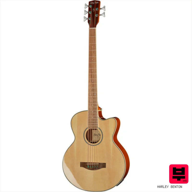 Harley Benton B-35NT Acoustic Bass Series - Professional Music Instrument Photo