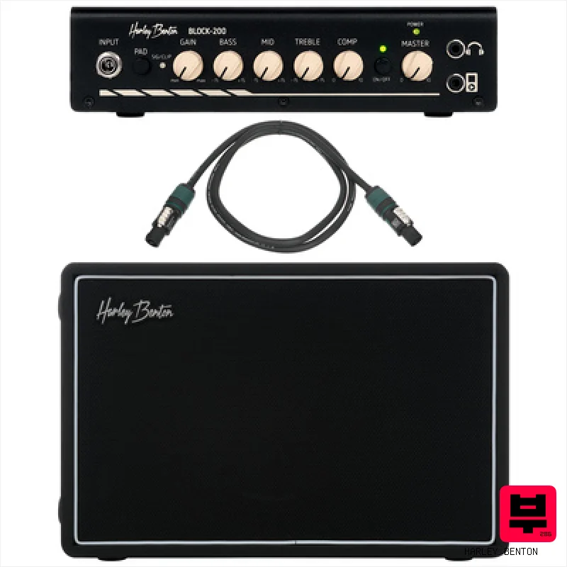 Harley Benton BLOCK-200 Bundle - Bass Half/Full Stacks