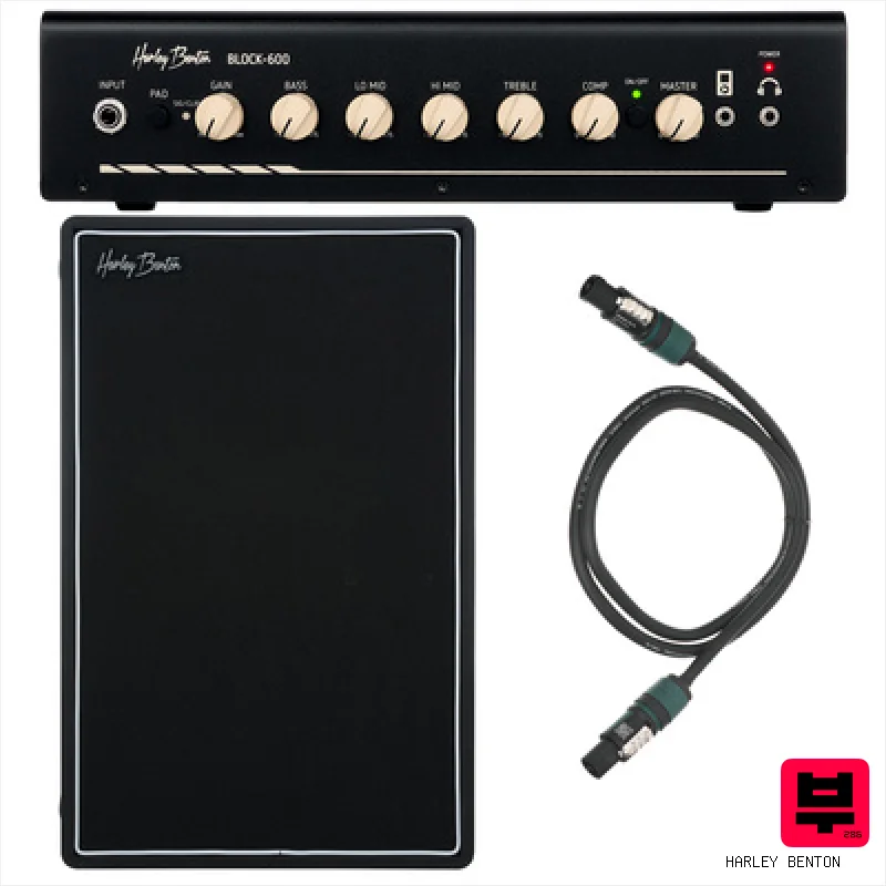 Harley Benton BLOCK-600 Bundle II - Bass Half/Full Stacks