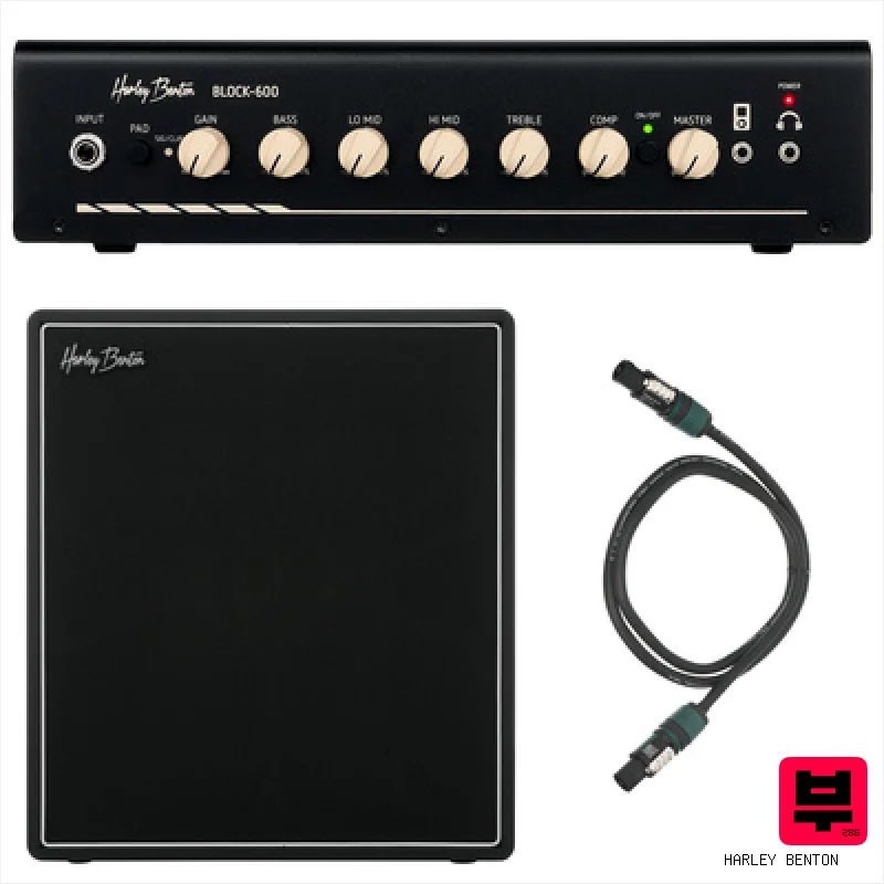 Harley Benton BLOCK-600 Bundle III - Bass Half/Full Stacks
