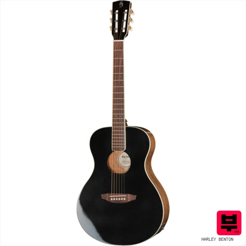 Harley Benton CLF-50E Black Metallic - Professional Music Instrument Photo