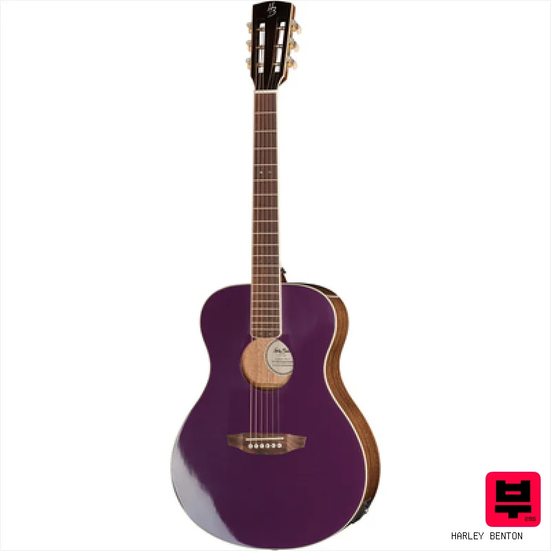 Harley Benton CLF-50E Purple Metallic - Professional Music Instrument Photo