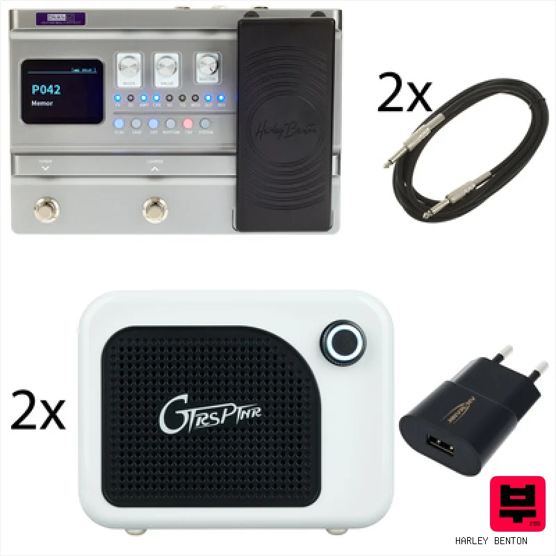 Harley Benton DNAfx GiT + Cab WH Ster Bundle - Professional Music Instrument Photo
