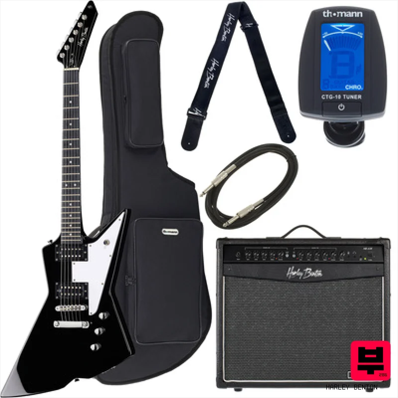 Harley Benton Extreme-76 BK Classic S Set - Electric Guitar Sets