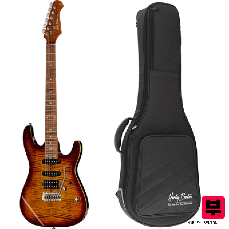 Harley Benton Fusion-III HSS Roasted w/Safe