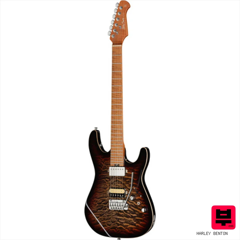 Harley Benton Fusion-IV HH MN QDG - ST Style Guitars