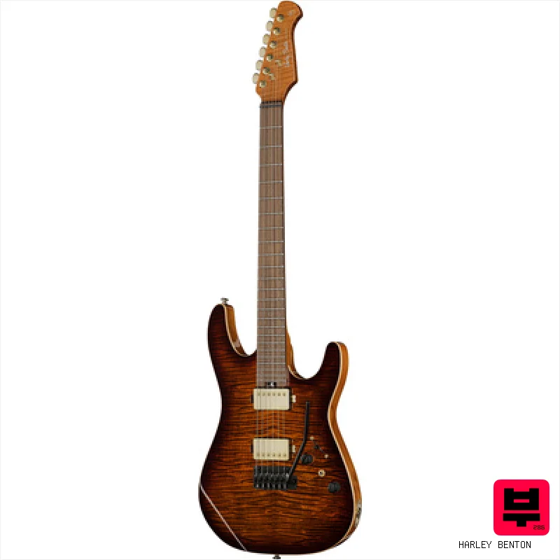 Harley Benton Fusion-IV HH RW FBB - ST Style Guitars
