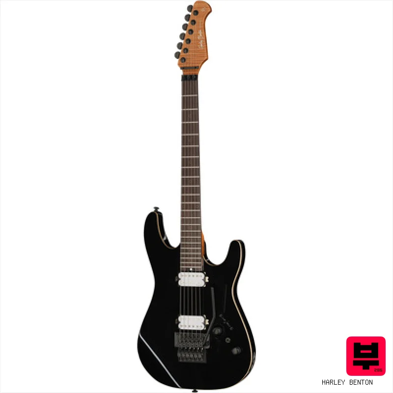 Harley Benton Fusion-IV HH RW FR BM - ST Style Guitars