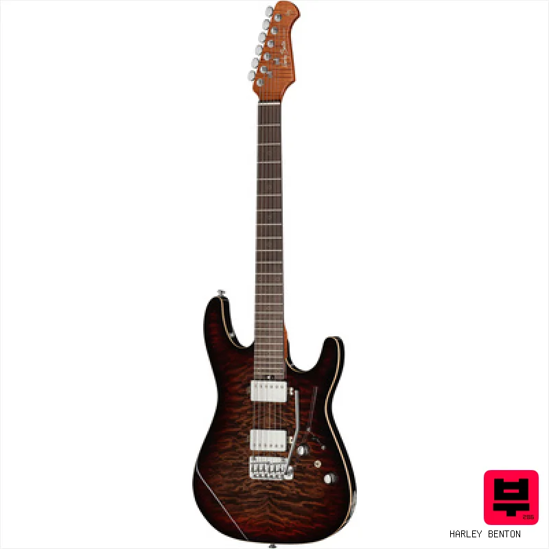 Harley Benton Fusion-IV HH RW QDG - ST Style Guitars