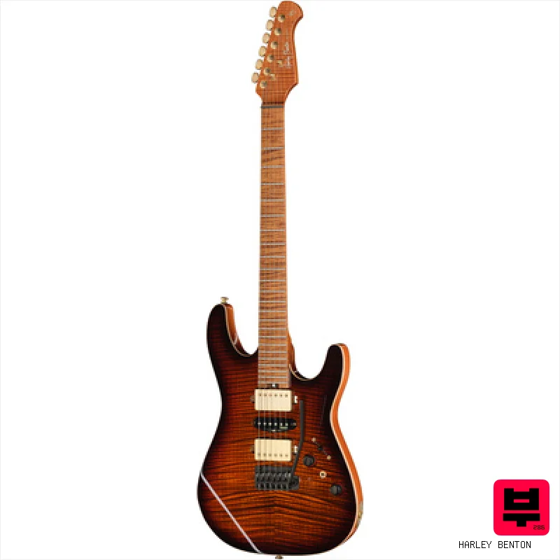 Harley Benton Fusion-IV HSH MN FBB - ST Style Guitars