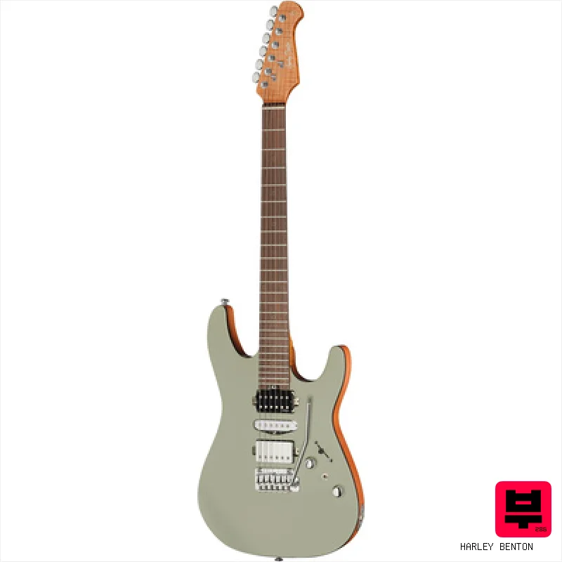 Harley Benton Fusion-IV HSH RW SGR - ST Style Guitars