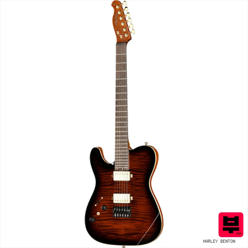 Harley Benton Fusion-T II HH LH RW HT FBB