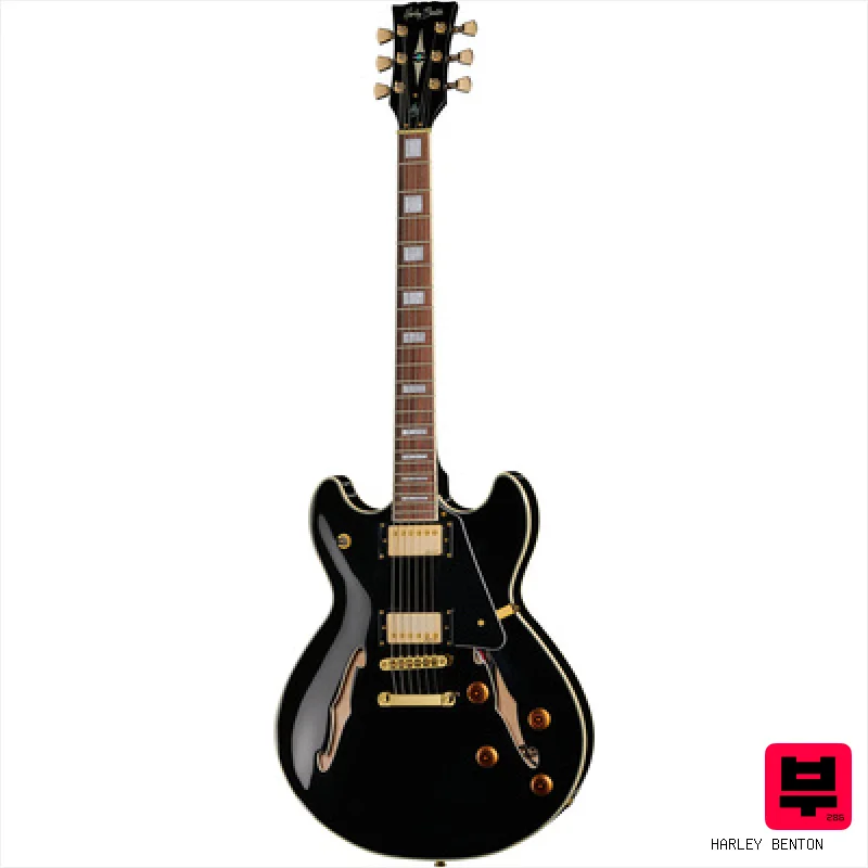 Harley Benton HB-35Plus Black - Professional Music Instrument Photo