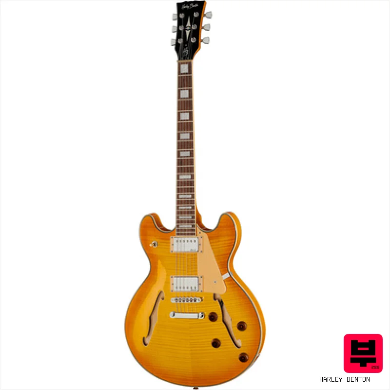 Harley Benton HB-35Plus Lemon - Professional Music Instrument Photo