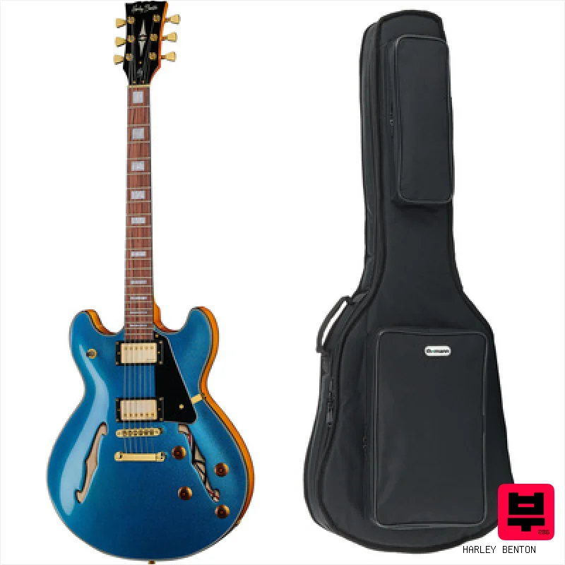 Harley Benton HB-35Plus Metallic Blue w/Bag