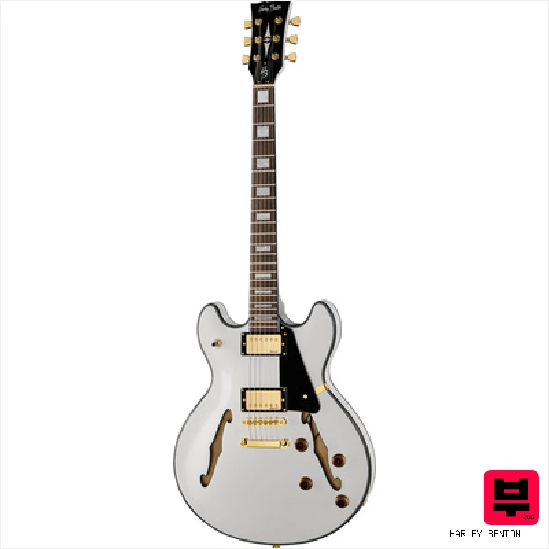Harley Benton HB-35Plus White - Professional Music Instrument Photo