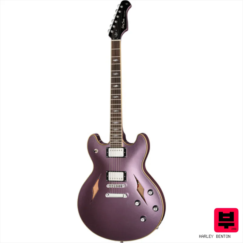Harley Benton HB-35TL Tesla Burgundy