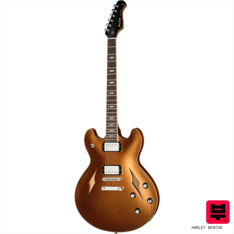 Harley Benton HB-35TL Tesla Golden Mist