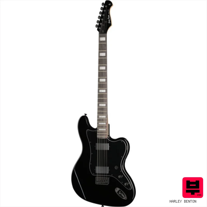 Harley Benton JA-Baritone HH BK - Professional Music Instrument Photo