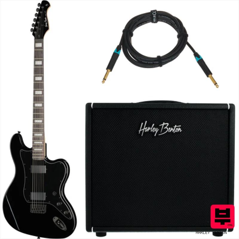 Harley Benton JA-Baritone HH DNAFX AmP20 Set - Electric Guitar Sets