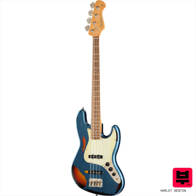 Harley Benton JB-62HA LPB over SB - 4-String J-Basses