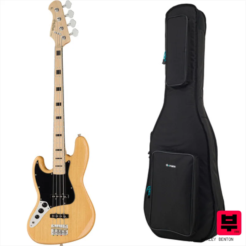 Harley Benton JB-75MN LH NA Vint Ser. w/Bag - Professional Music Instrument Photo