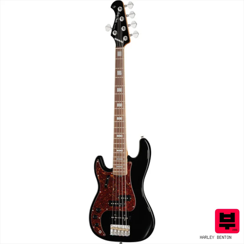 Harley Benton MV-5PJ LH Black - Professional Music Instrument Photo