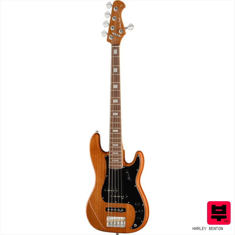 Harley Benton MV-5PJ Natural - Professional Music Instrument Photo