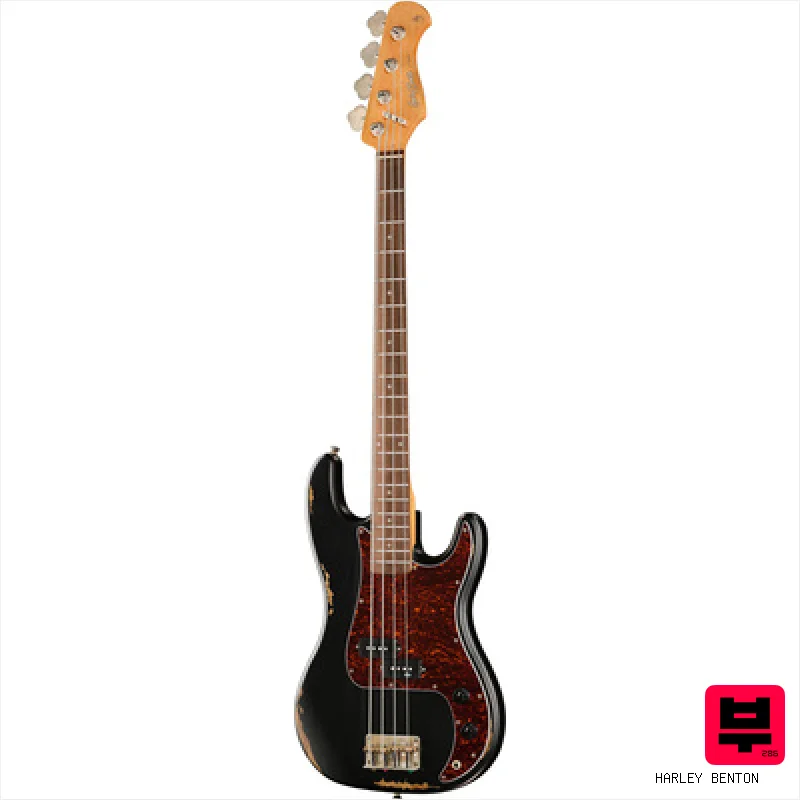 Harley Benton PB-62LA BK - Professional Music Instrument Photo