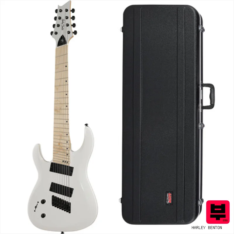 Harley Benton R-458MN LH WH MS w/Case - Lefthanded Guitars