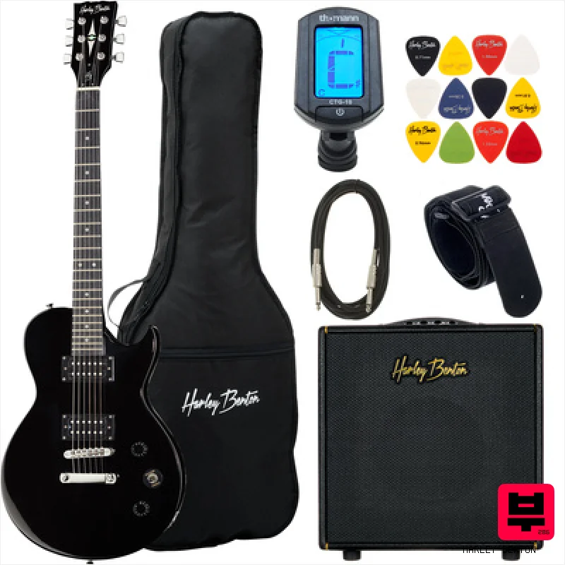 Harley Benton SC-200 BK DNAFX AmP15 Set